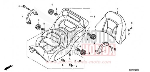 SIEGE GL1800C de 2012
